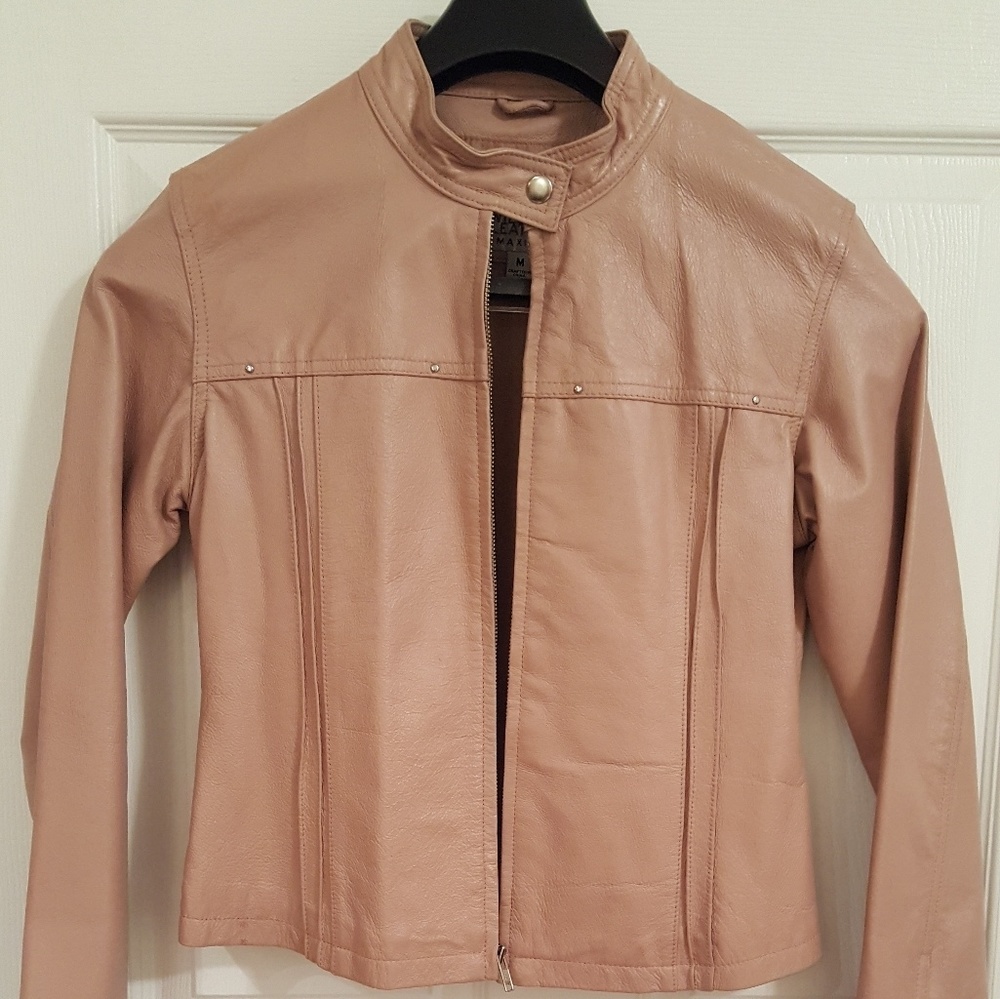 Wilson Pink Leather Jacket